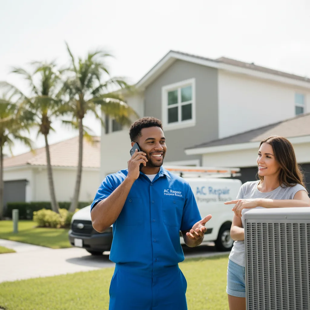 AC Repair Pompano Beach customer support in Abington